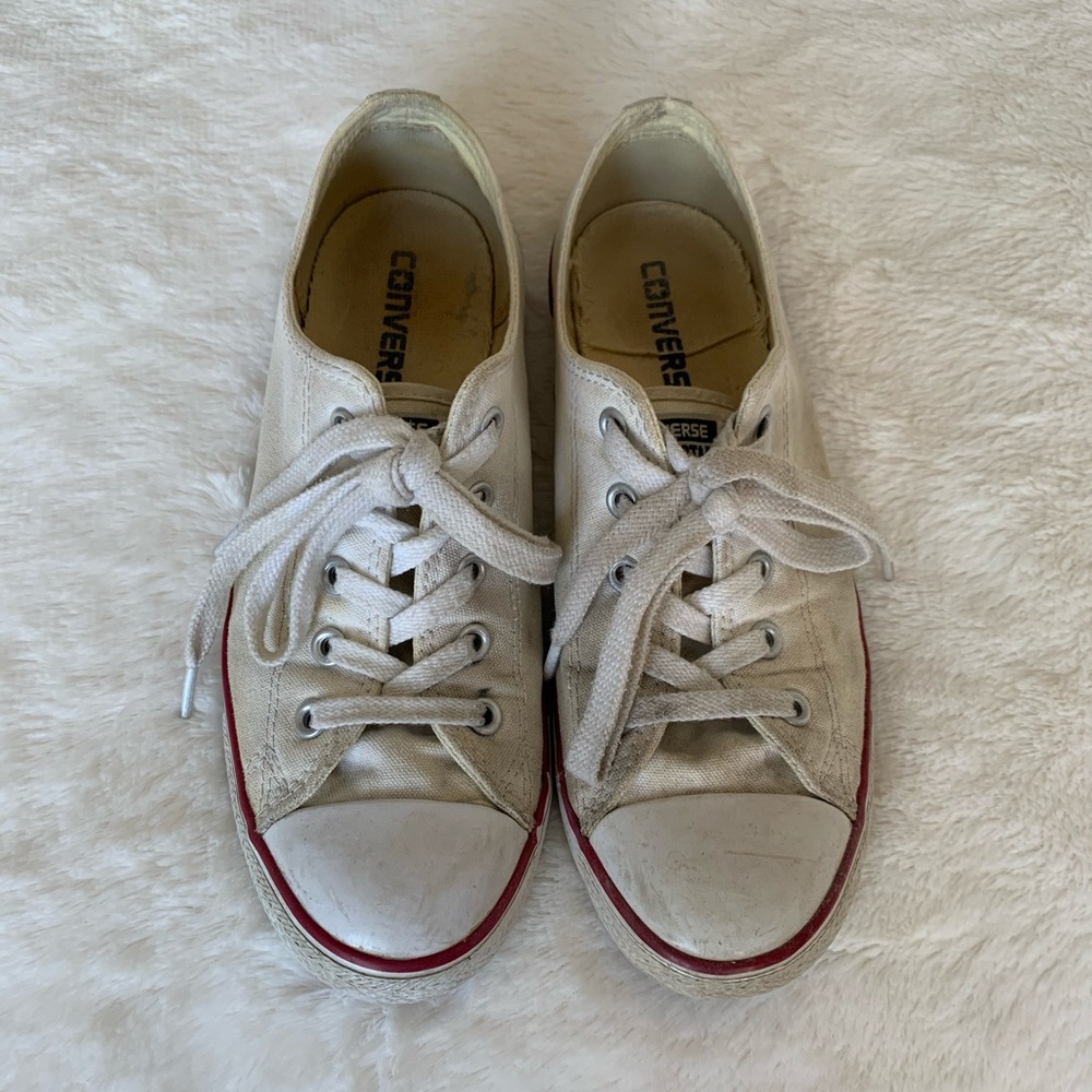 Used White Converse Shoes